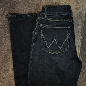Dark Wash Bootcut Wrangler Jeans